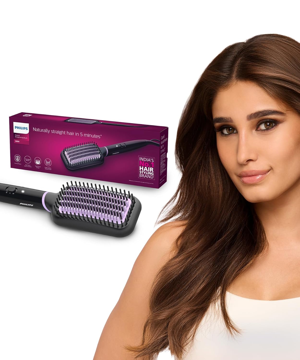 Hair Straightener Brush
